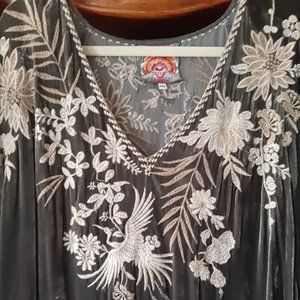 Johnny Was Velvet Kimono Dress XXL